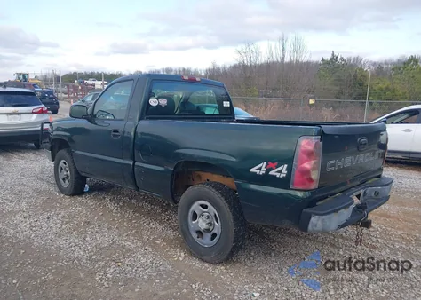 2004 Chevrolet Silverado 1500 Work Truck из США, поврежденный, VIN 1GCEK14T54Z256355